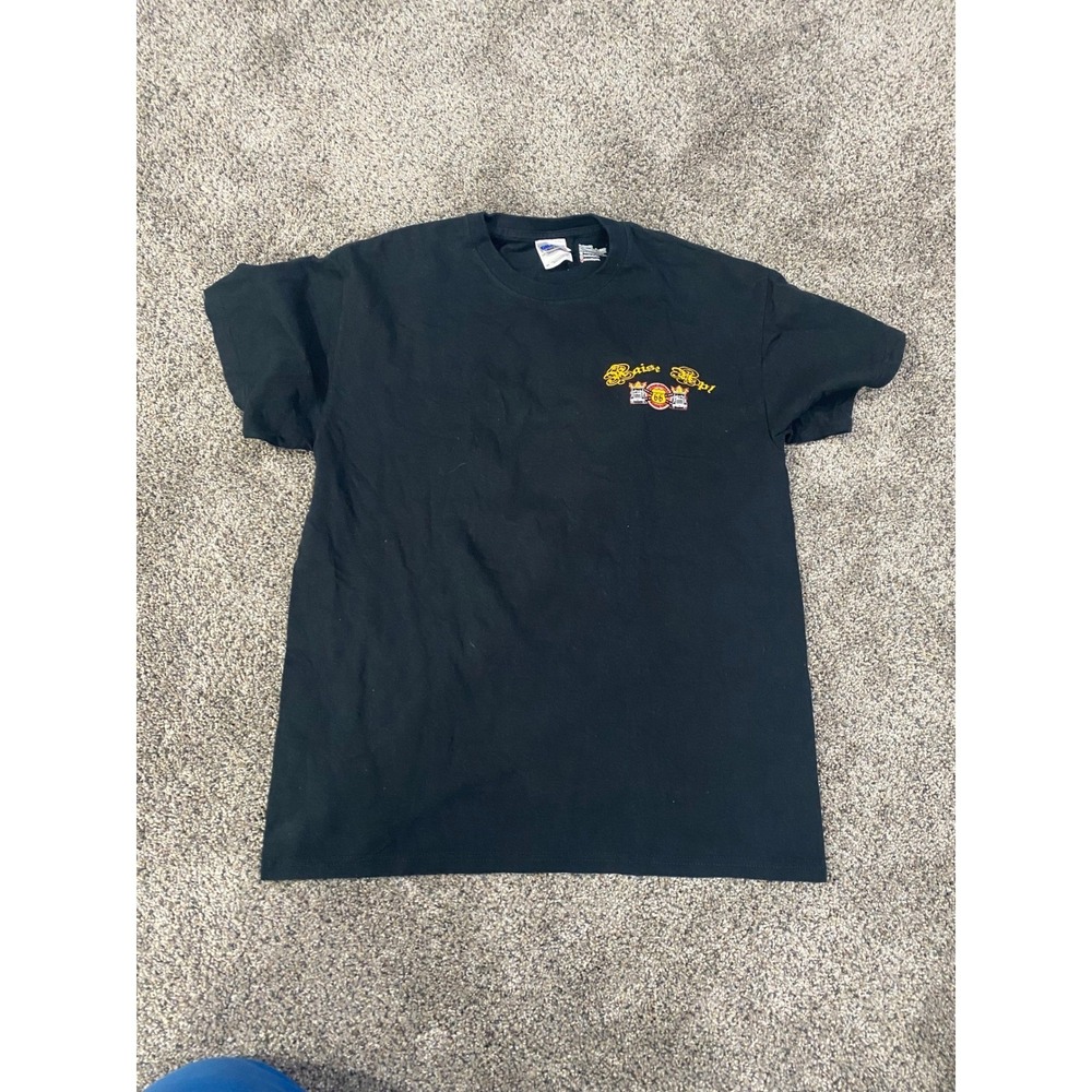 Road Kings Raise Up Graphic T-Shirt Mens Medium Black Gildan Ultra Cotton Custom